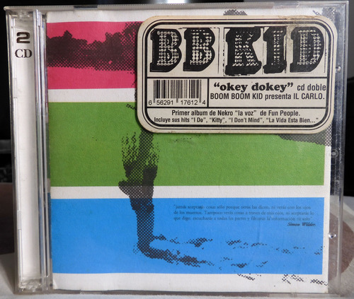 Cd Boom Boom Kid - Okey Dokey 2 Cds - Nekro - Exc - Edfargz