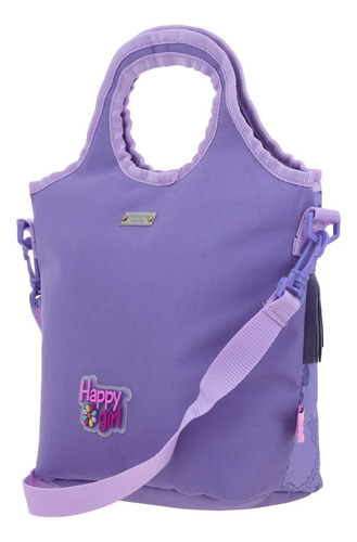 Lonchera Escolar Happy Girl Cowli Hg70253-u Color Violeta