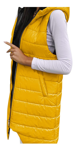 Sueter Punto Manga Larga Bolsillo Frente Abierto Para Mujer