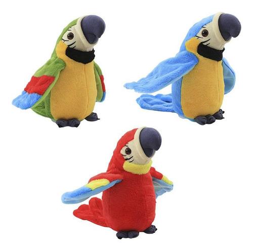 Loro Parlante Electrónico Juguetes De Peluche Lindo Habla