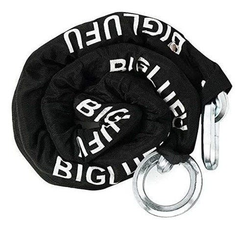 Cadena De Seguridad Moto Biglufu, 150cm/5ft, 15mm Gruesa,