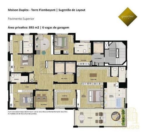Imagem 22 de 30 de Quartier Auri Na Rua Gomes De Carvalho, 219. Maison Duplex, 893 M², Piscina, Jacuzzi, Jardim Privativo, 4 Suítes, 6 Vagas E Lazer. Vila Olímpia - Ap2702