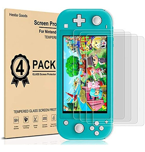 [paquete De 4] Hestia Goods Nintendo Switch Lite Protector D