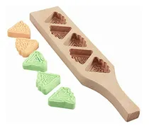 Comprar Molde De Madera Para Mooncakes Triangulares - Tradicional Ch