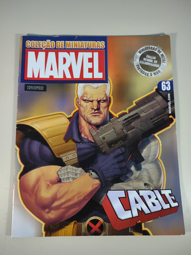 Revista Marvel Sem Miniatura N63 Cable-leia