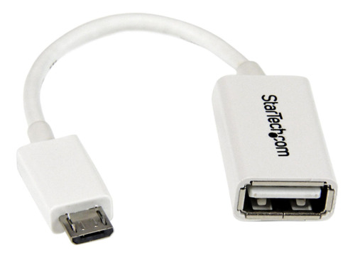 Cable Adaptador Micro Usb A Usb Otg De 12cm Startech