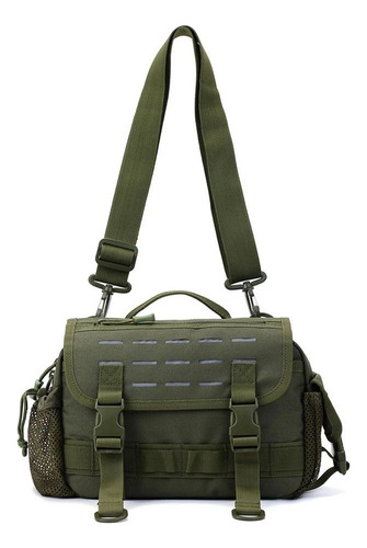 Mochila Táctica Multiformas Cangurera Maletin Bolsa Estuche Pouch Pechera Cruzada A La Cintura Colgar Cartera Militar