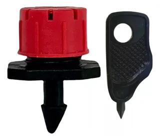 Gotero Regulable 0-80 L/h 2000 Pzs Con Pinchador Para Riego