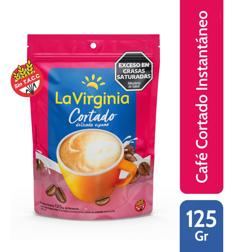 La Virginia Cafe Cortado Instantaneo Doypack Sin Tacc 125 Gr