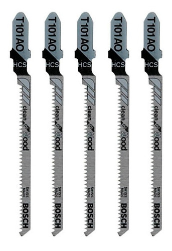 Segueta T101ao Clean For Wood 5pz. Bosch 2608667304