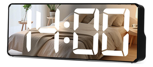 Reloj Despertador Digital Con Luminosidad Regulable Y Snooze
