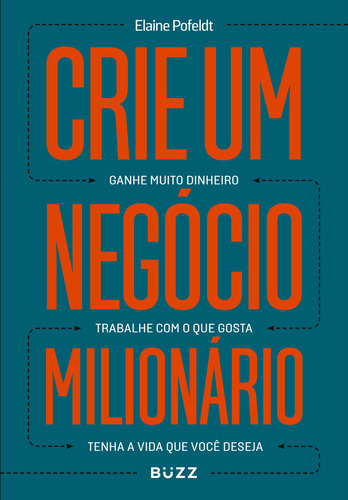 Crie um negócio milionário, de POFELDT, ELAINE. Editora BUZZ EDITORA, capa mole em português