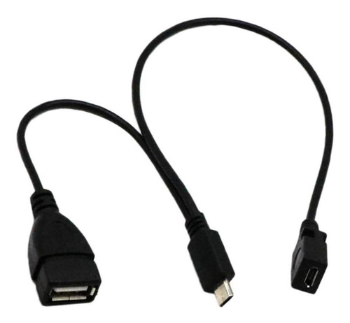 Pvc Usb Y Micro Conector De Adaptador De Corriente Otg