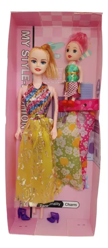 Muñeca Con Vestidos Accesorios Juguete Niñas