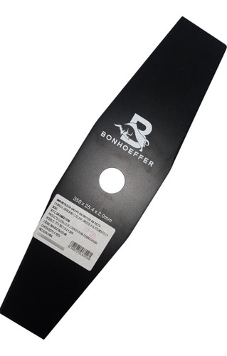 Cuchilla 2 Puntas Para Desbrozadora 350*25.4*2mm Bonhoeffer