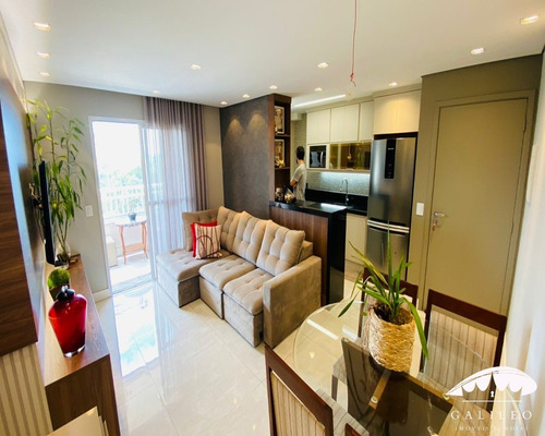 Imagem 2 de 24 de Vende-se Apartamento Todo Planejado 79m² -3 Dormitórios Sendo 1 Suíte - Ampla Sala -varanda Envidraçada - 2 Vagas - Cond. Contemporâneo -jundiaí - Ap02078 - 70421683