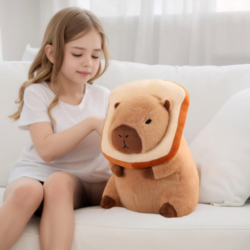-bn Capibara Peluche Animals Almohada Suave Muñeco Capibara.