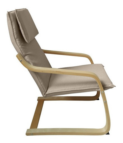 Sillon Poltrona Silla Diseño Interior Poliester Madera