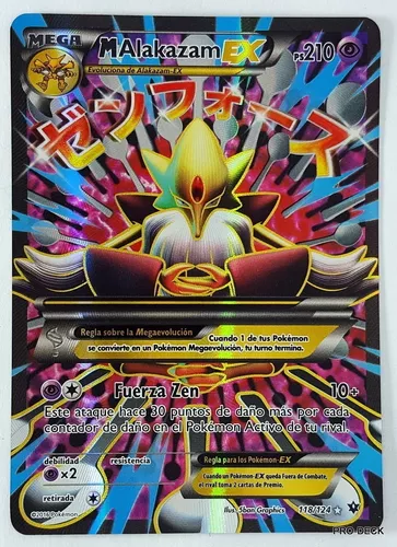 Carta Pokémon Alakazam Ex 25/124 - Português!!!, Produto Masculino Pokémon  Usado 26620032