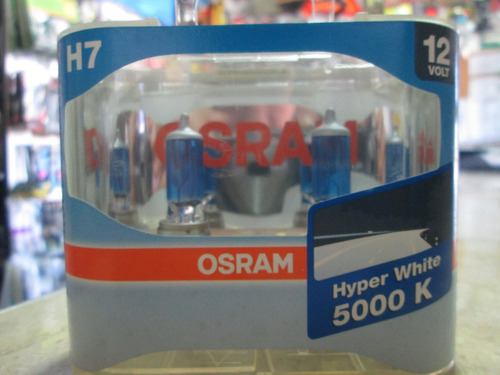 Bombillos Osram H7  Hyper White 5000k