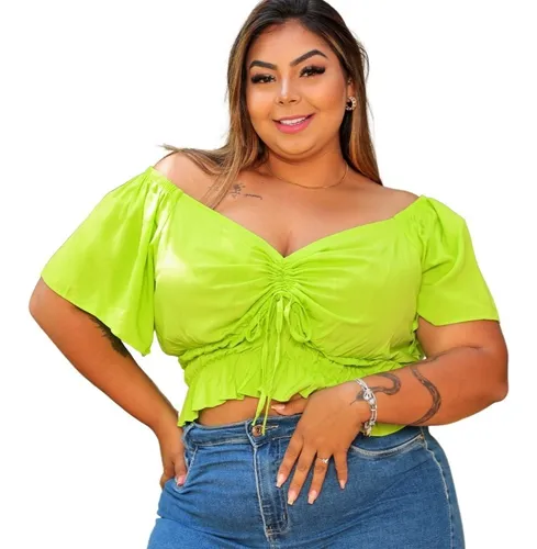 Blusas plus size no cheap mercadolivre