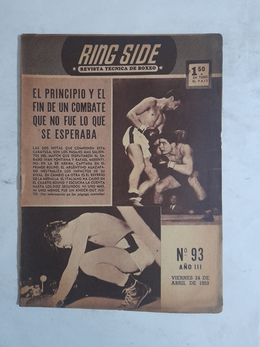 Ring Side 93 Ivan Fontana Vs Rafael Merentino Año 1953