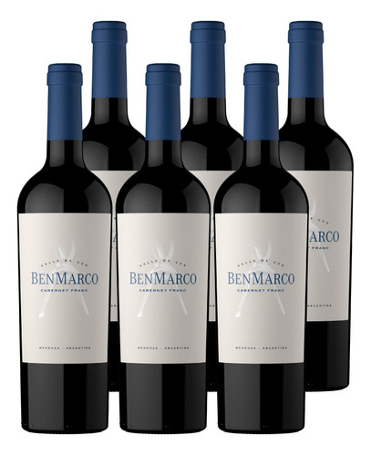 Vino Cabernet Franc Benmarco Varietales Bodega Susana Balbo 750 ml Pack X 6 u