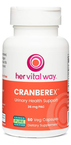 Her Vital Way Cranberex - Pldoras De Arndano Para Mujeres Y