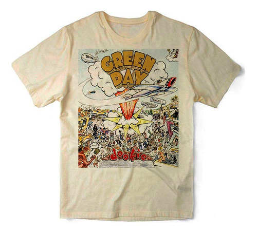 Camiseta Algodao Green Day Dookie Banda De Punk Rock Pop Eua