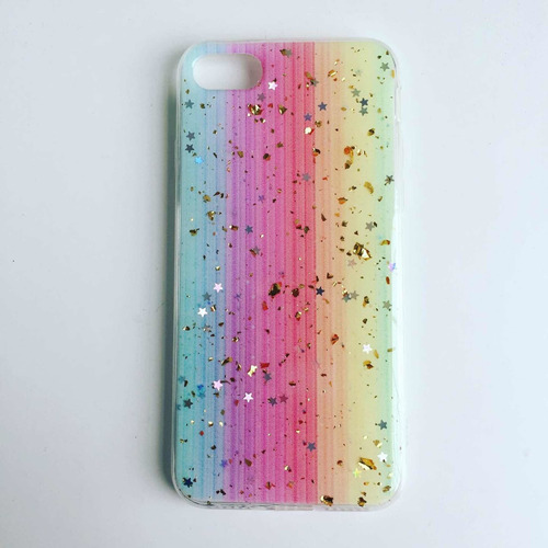 Funda Rígida Arco Iris Para iPhone 7 Y 8