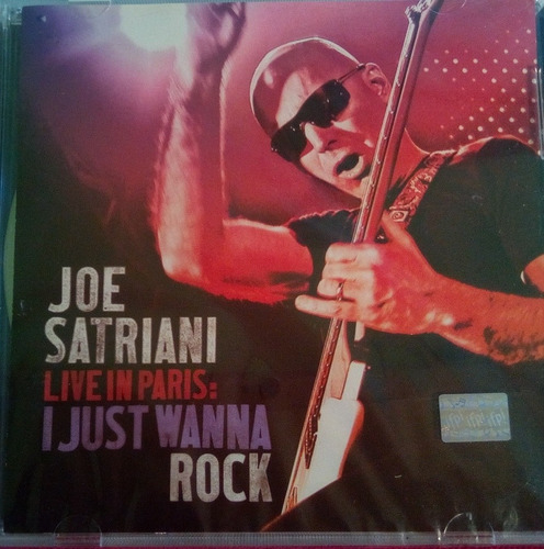 Cd Joe Satriani  Live In Paris  