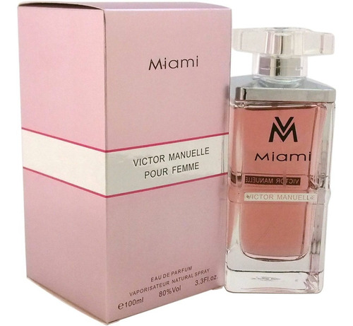 Victor Manuelle Miami Pour Edp Vaporizador Femme Mujer 3.3