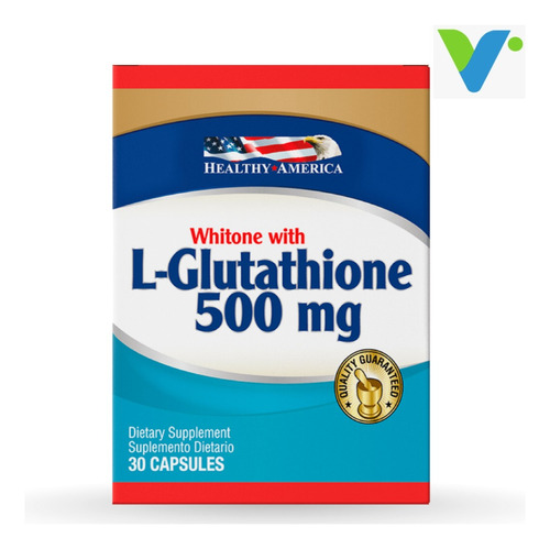 L-glutathione*500mg/30capsulas - Unidad a $2697