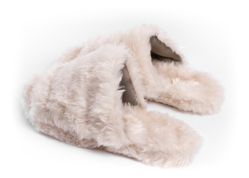 Imagen 4 de 7 de Pantuflas Mujer Peluche Pantubotas Cómodas Sandalias Liviana