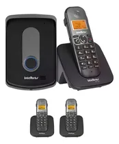 Comprar Porteiro Interfone Sem Fio Tis 5010 Siga-me Com 3 Telefones