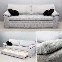 Comprar Sillon Sofa 3 Cuerpos 2 Plaza Cama Carro Elevable