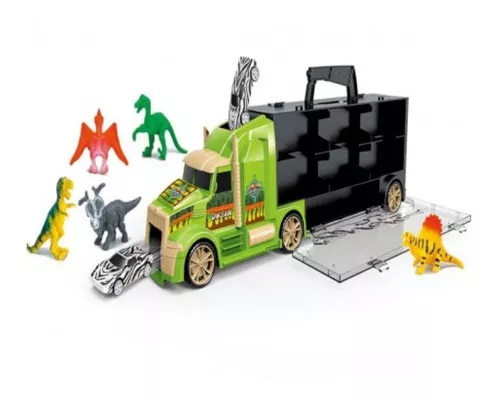Camion Maletin De Dinosaurios Con Rampa Juego Niños