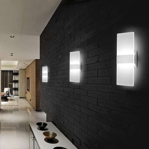 Lámpara De Pared Led Moderna 12 W Con Foco