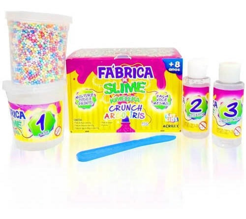 Imagem 2 de 2 de Fábrica De Slime - Crunch Arco Íris - Art Kids