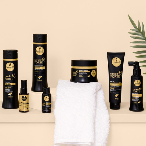 Shampoo Haskell Cavalo Forte 300ml Força Brilho E Hidratação