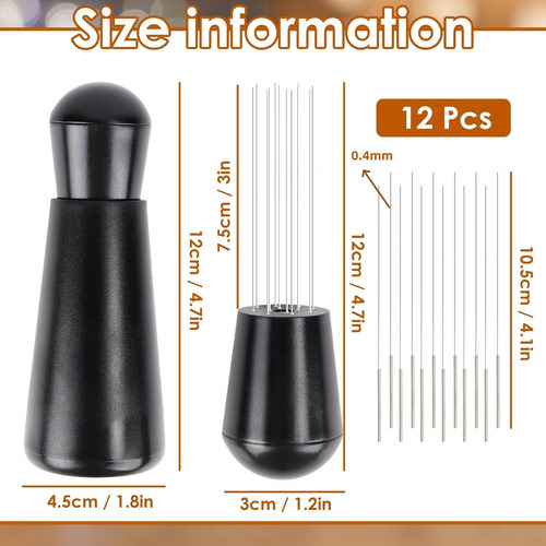 Distribuidor Café Desmontable 12 Agujas De Espresso De 0,4mm