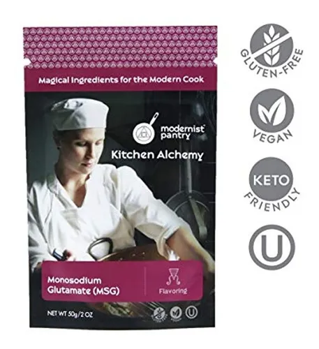 Glutamato Monosódico (msg). Sin Omg. Sin Gluten. Vegano.