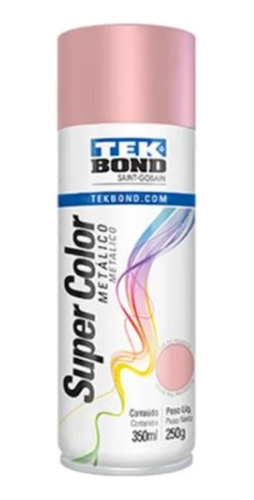 Tinta Aerossol Rosa Millennial 350 Ml/250g Tekbond