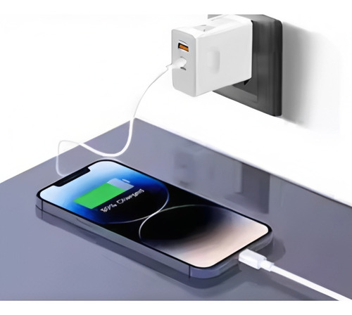 Fonte De Carregamento 120w + Cabo Usb C