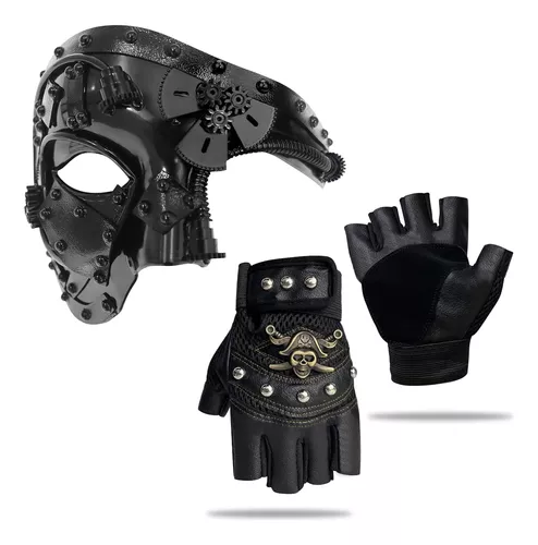 Steampunk - Accesorios Para Disfraz Para Hombre, Máscara