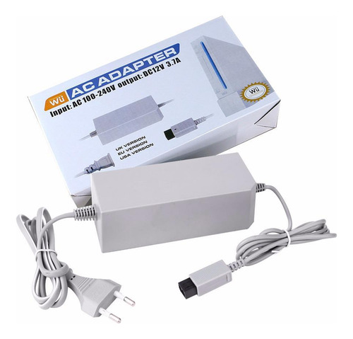 Fonte De Energia Bivolt 100~240v Nintendo Wii Ac Adaptador