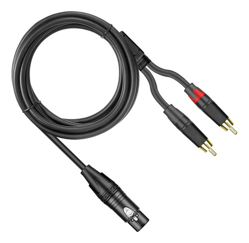 Xlr Para Cabo Cabo Duplo Plugue Adaptador Masculino 5m