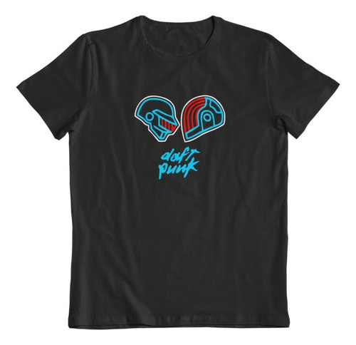 Camiseta Daft Punk Electrónica Siluetas 