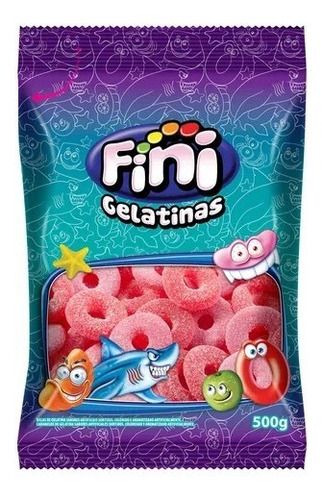 Aros De Fresa Fini Candy Bar