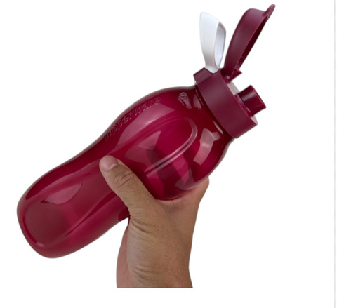 Tupperware | Garrafa Eco Tupper Plus 1,5 Litros - Cores Cor Bordô